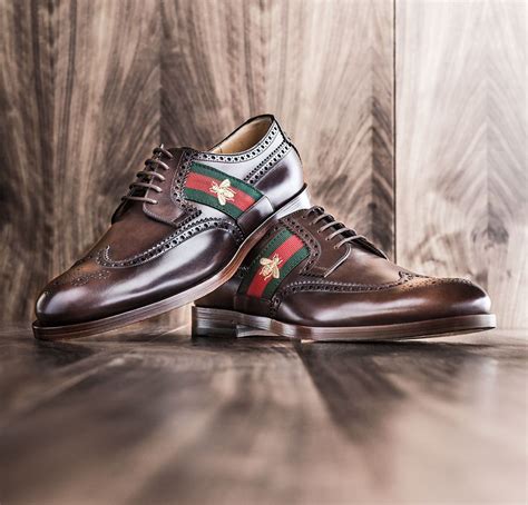 brown gucci shoes|gucci men's dress shoes brown.